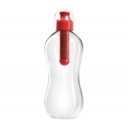 Bobble Red vízszűrős kulacs  átlátszó kupakkal - 550 ml - 