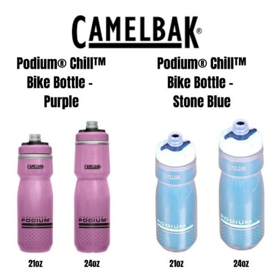 Camelbak Podium Chill Purple - Biciklis kulacs hőtartással - 710 ml -2022-es széria