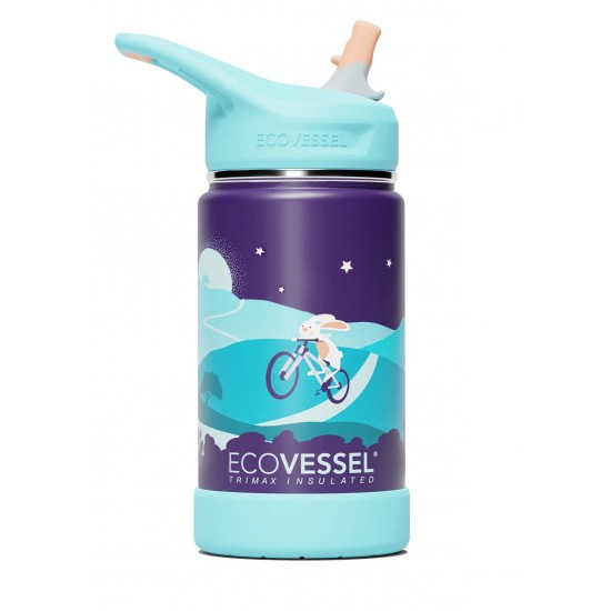 EcoVessel The Frost - gyerek termosz - 355 ml - Bunnyhop