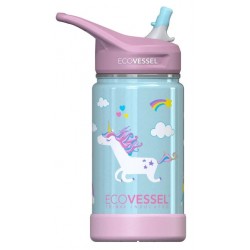EcoVessel The Frost - gyerek termosz - 355 ml - Unicorn