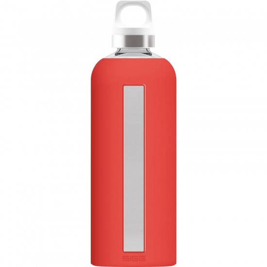 SIGG Glass Svájci Üvegkulacs - Piros Star Scarlet 850 ml