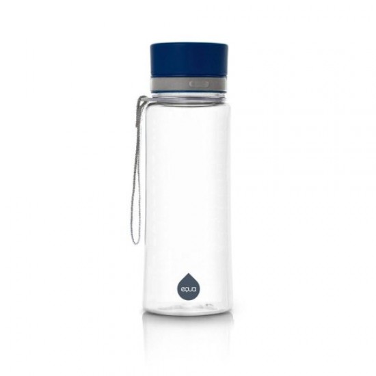 Equa  kék műanyag kulacs - 600 ml - BPA mentes