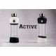 Equa active üvegkulacs - fehér - 550 ml