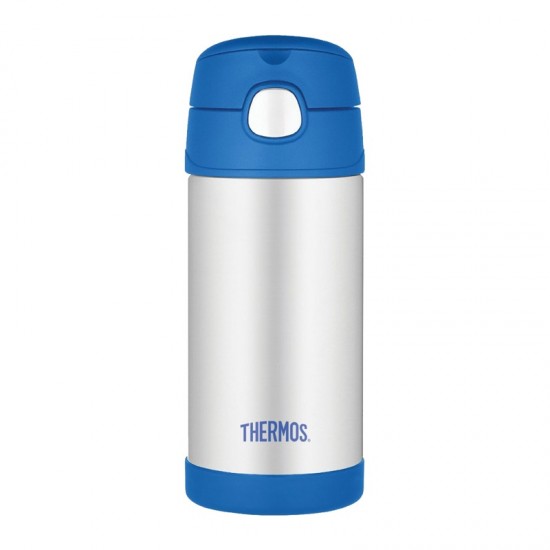 Thermos FUNtainer kék - gyerek  termosz- csepegésmentes - 355 ml
