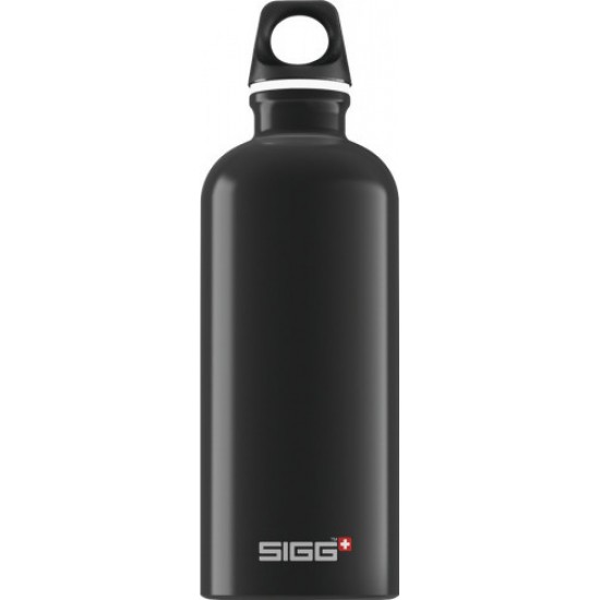 SIGG Traveller Water Bottle Black - Svájci Fémkulacs  - Fekete - 1000 ml