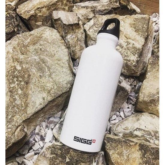 SIGG Traveller Water Bottle White - Svájci Fémkulacs  - Fehér - 600 ml