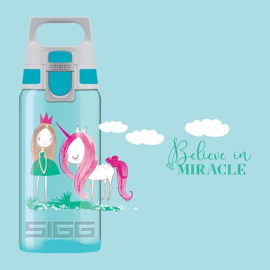 SIGG Kids Viva One műanyag gyerek kulacs 500 ml - Believe in Miracles