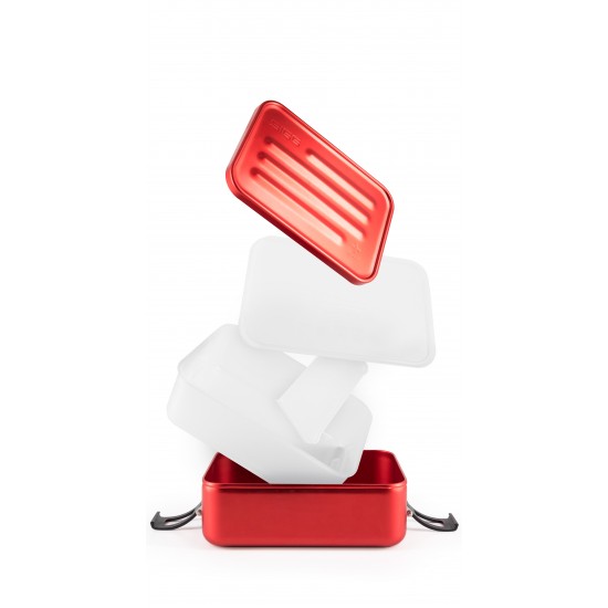 SIGG Lunchbox Plus L uzsonnás doboz ételhordó nagy - piros