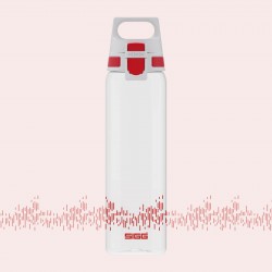 SIGG Total Clear ONE My Planet műanyag kulacs - Red 0,75 l