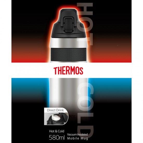 Thermos kerékpáros hőtartós kulacs - 580ml